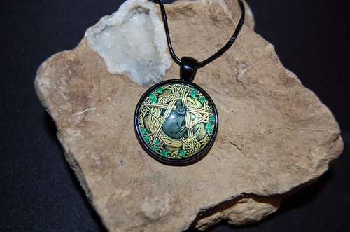 Kette halskette pentagram - kette,