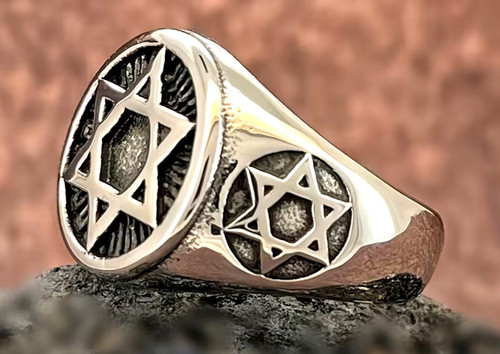 Ring ringe edelstahl sechzack - ring,