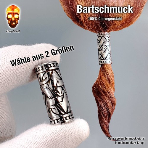 Bartschmuck hexagramm loch - -,