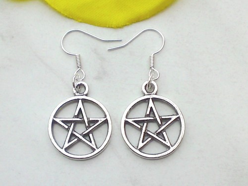 Ohrringe pentagramm - ohrringe, *pentagramm