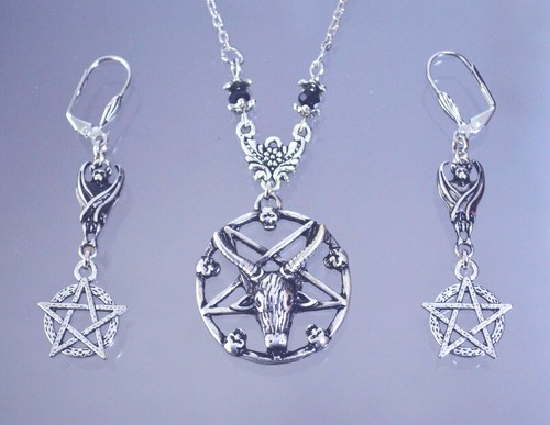 Gothic karneval schmuck set - gothic,