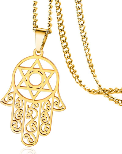 Hexagramm hamsa hand - hand, anhänger